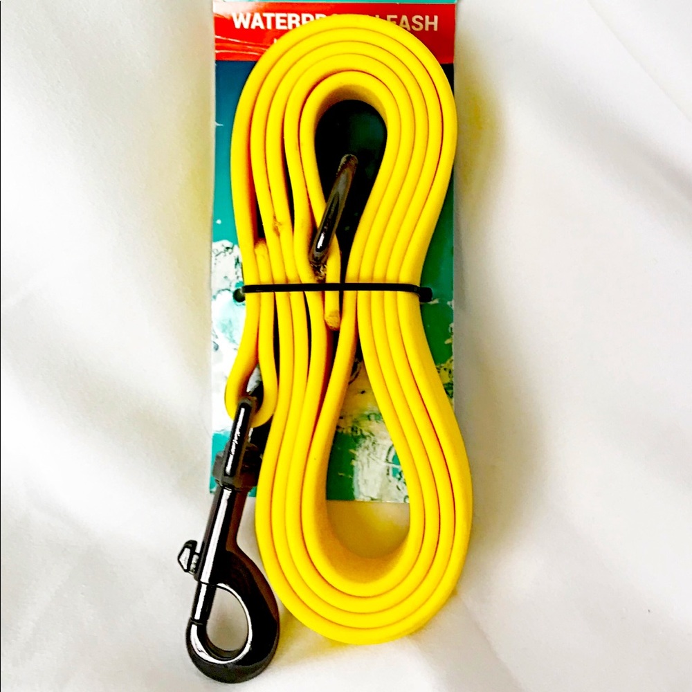 🆕 NORTH FETCH ATHLETICS - Yellow Waterproof Dog Leash